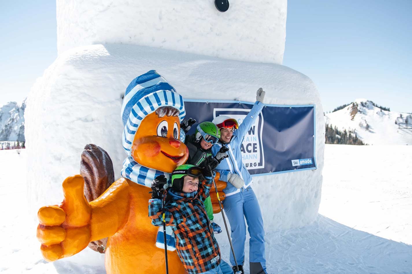 Wagrainis Winterwelt bei der Roten Achter Gondelbahn
