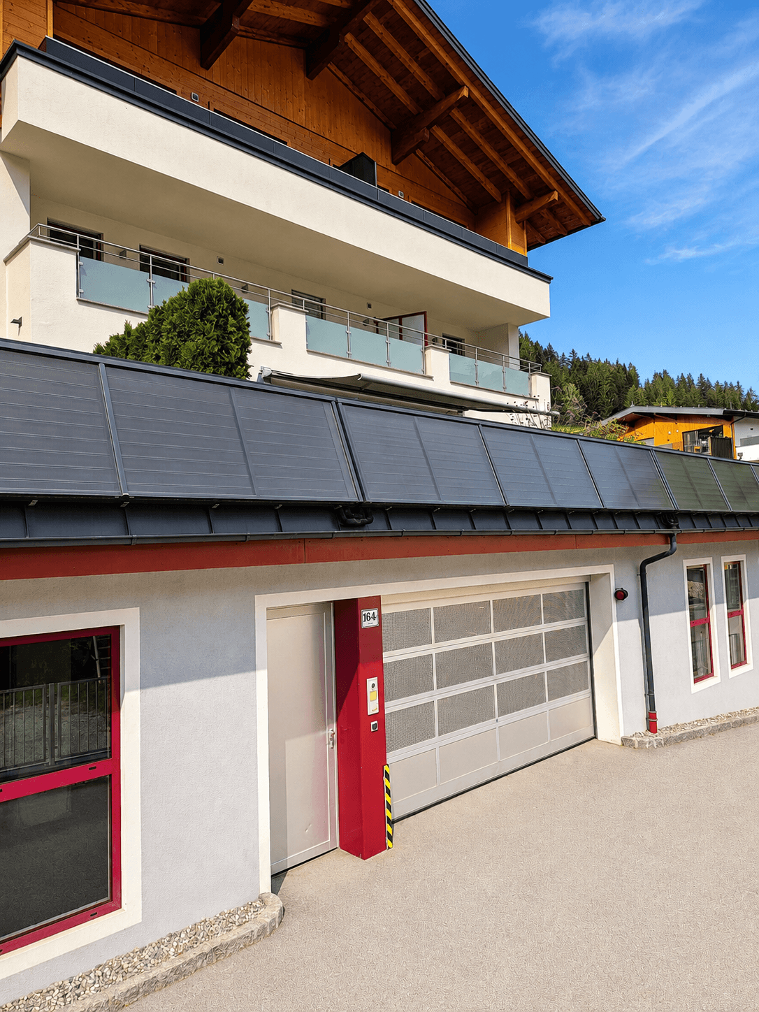 Solarthermie der Appartements Schattauer in Wagrain &ndash; nachhaltige Warmwasseraufbereitung direkt im Haus