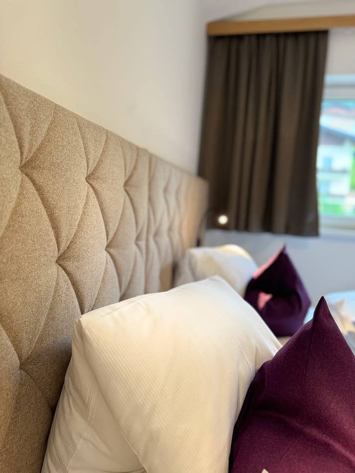 High quality beds assure restful nights in the Appartements Schattauer